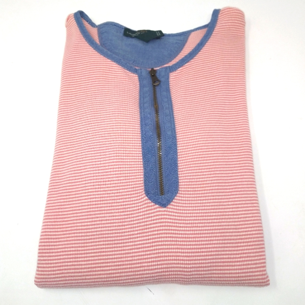 LRL Lauren Jeans Company ¼ Zip T-Shirt